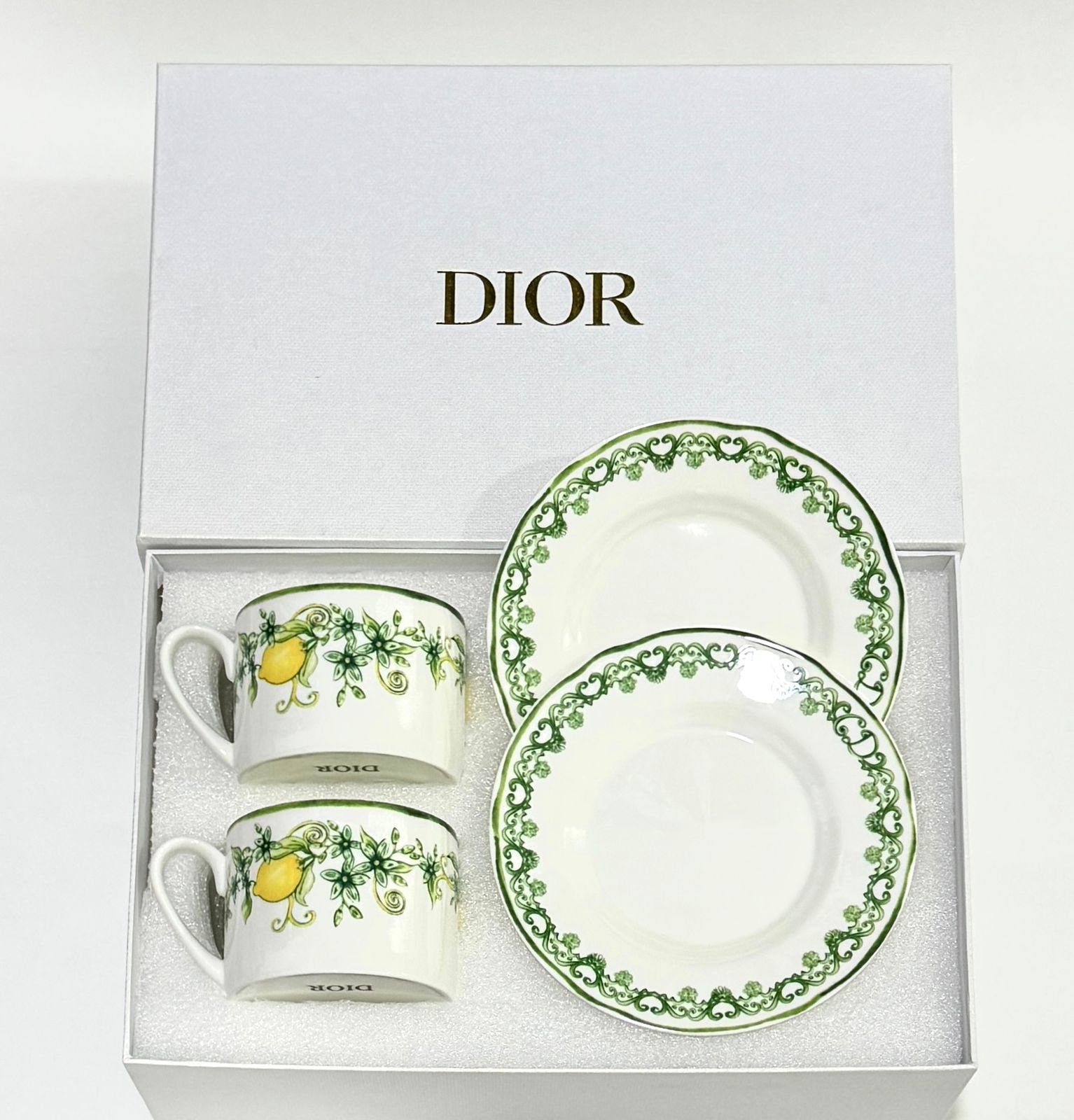 Tea Cups Set 2 Pieces - Image 2 of 2